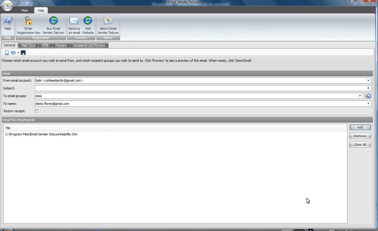 Email Sender Deluxe download for free GetWinPCSoft