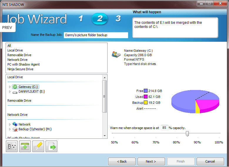 NTI Shadow download for free GetWinPCSoft