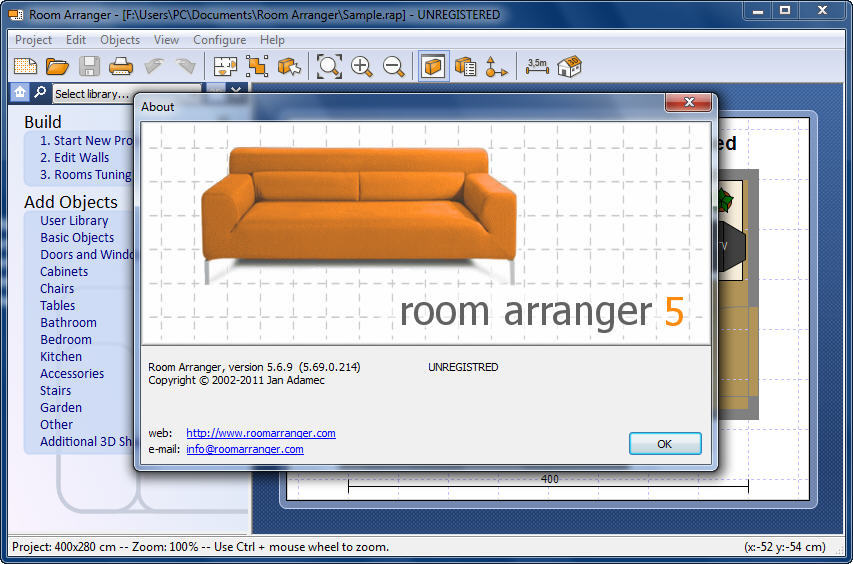 Room Arranger download for free GetWinPCSoft
