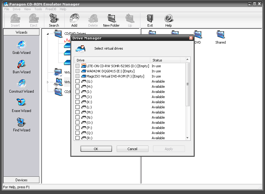 Paragon CDROM Emulator latest version Get best Windows software