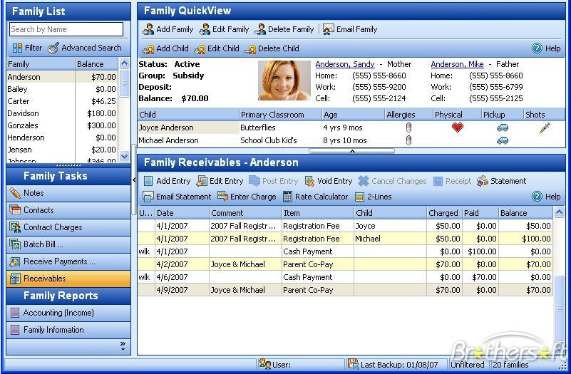 Childcare Manager download for free GetWinPCSoft