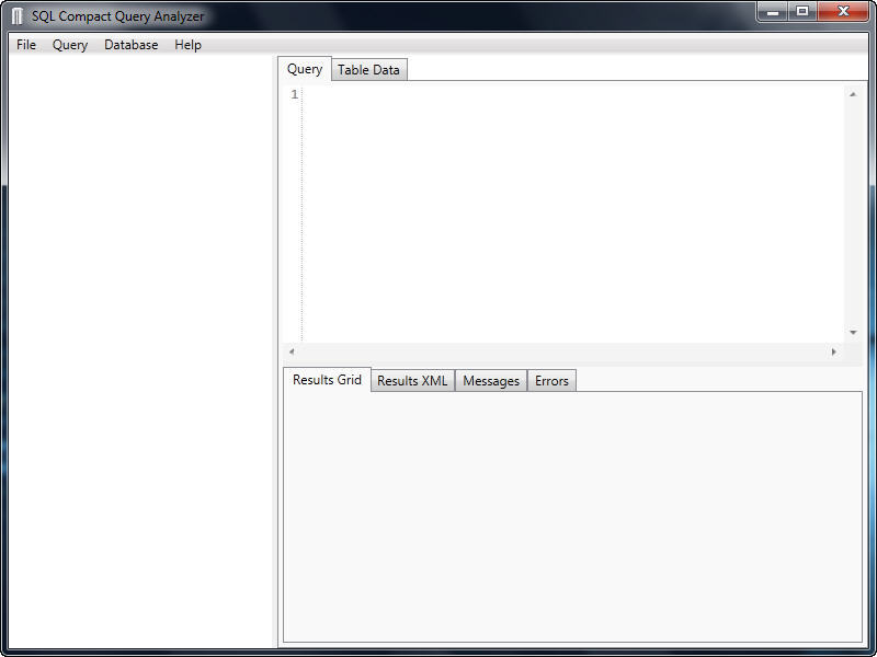 SQL Compact Query Analyzer download for free GetWinPCSoft