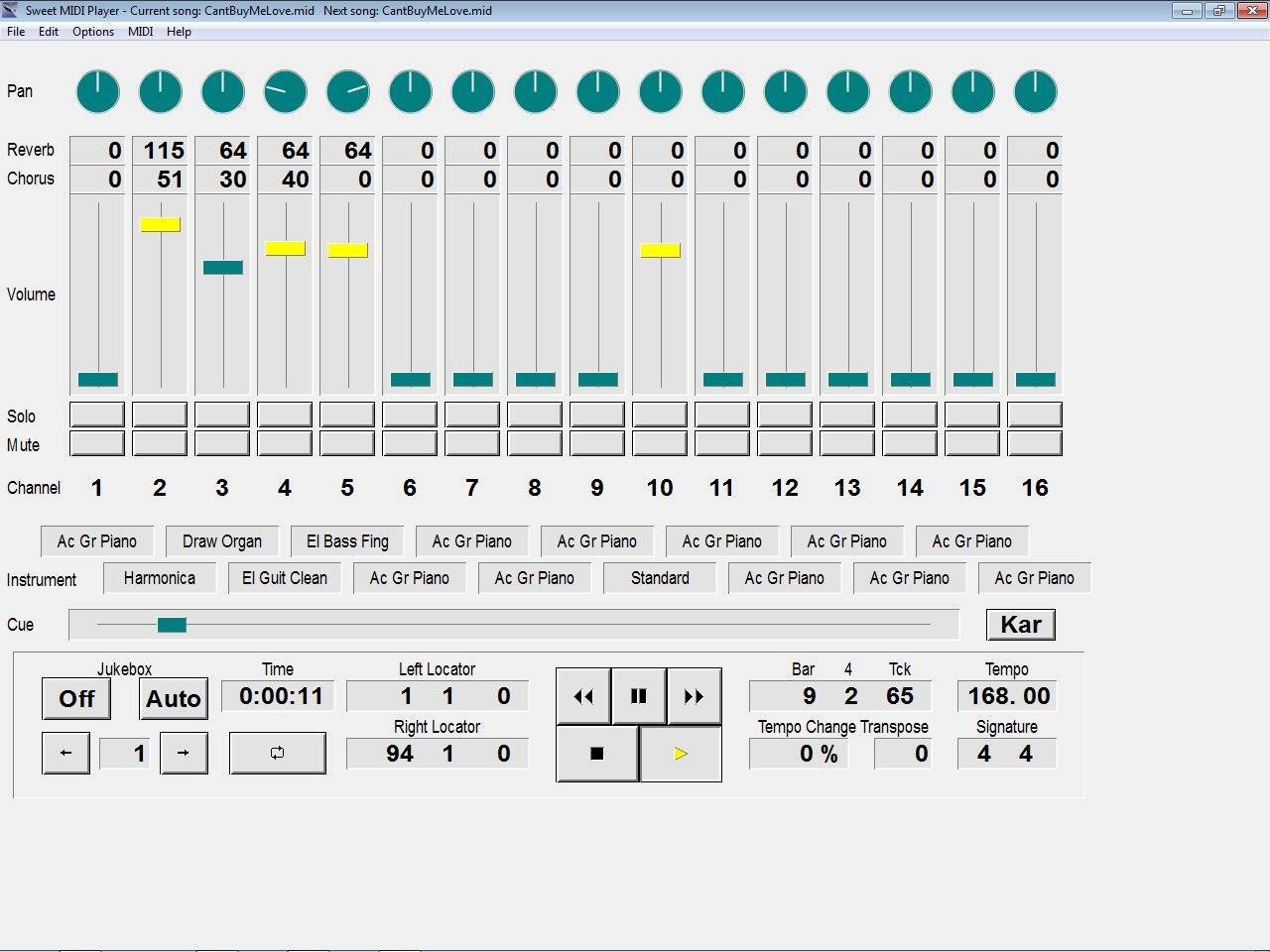 Sweet MIDI Player latest version Get best Windows software
