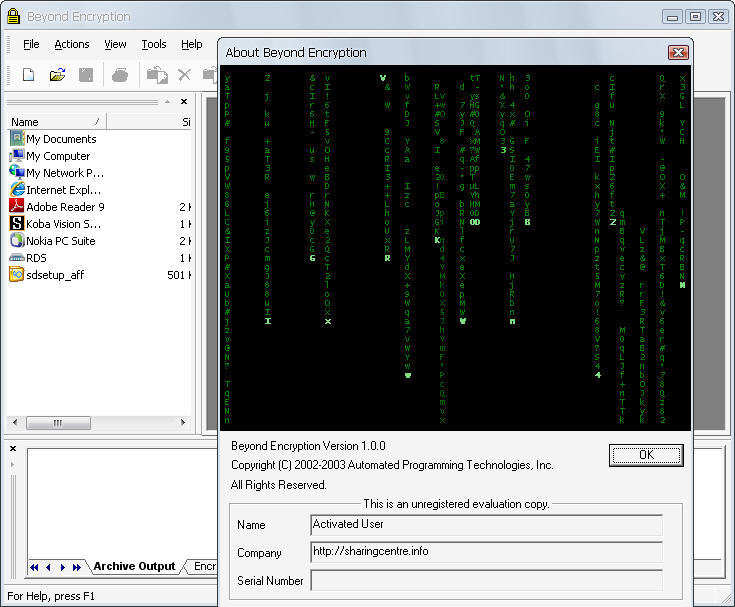 Beyond Encryption download for free GetWinPCSoft