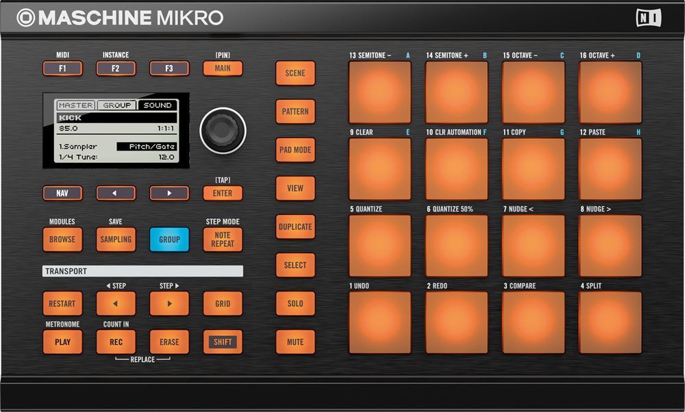 Native Instruments Maschine Mikro download for free GetWinPCSoft