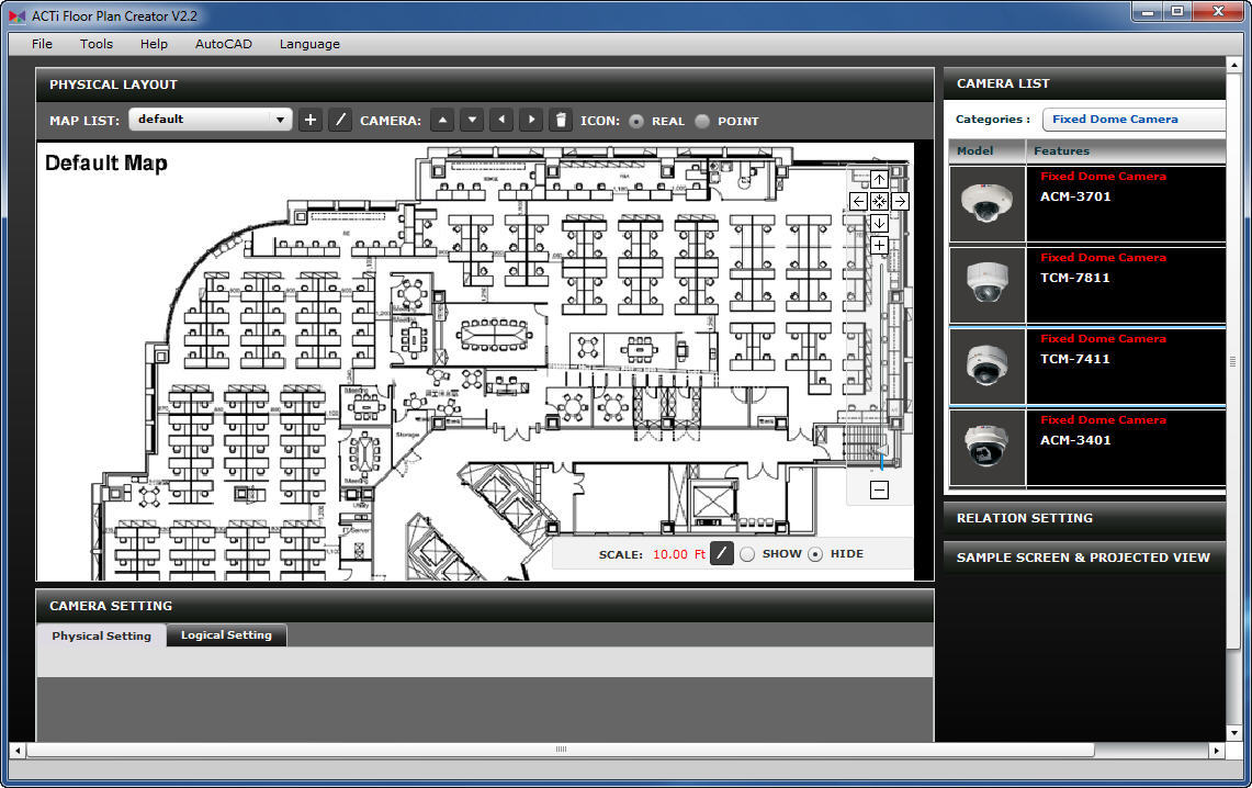 ACTi Floor Plan Creator download for free GetWinPCSoft