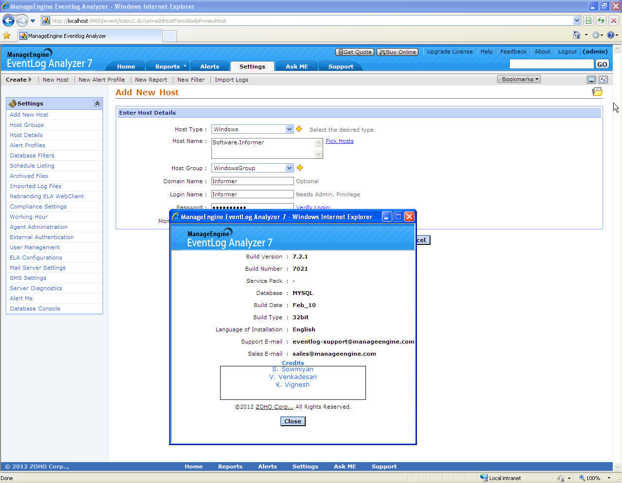 ManageEngine EventLog Analyzer latest version Get best Windows software
