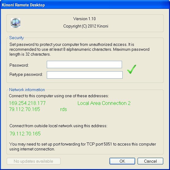 Kinoni Remote Desktop download for free GetWinPCSoft