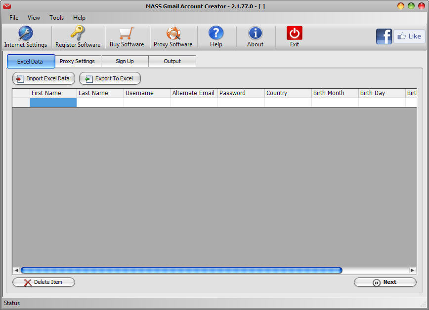 Gmail Account Creator Bot Software