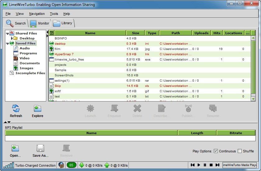 LimeWire Turbo latest version Get best Windows software
