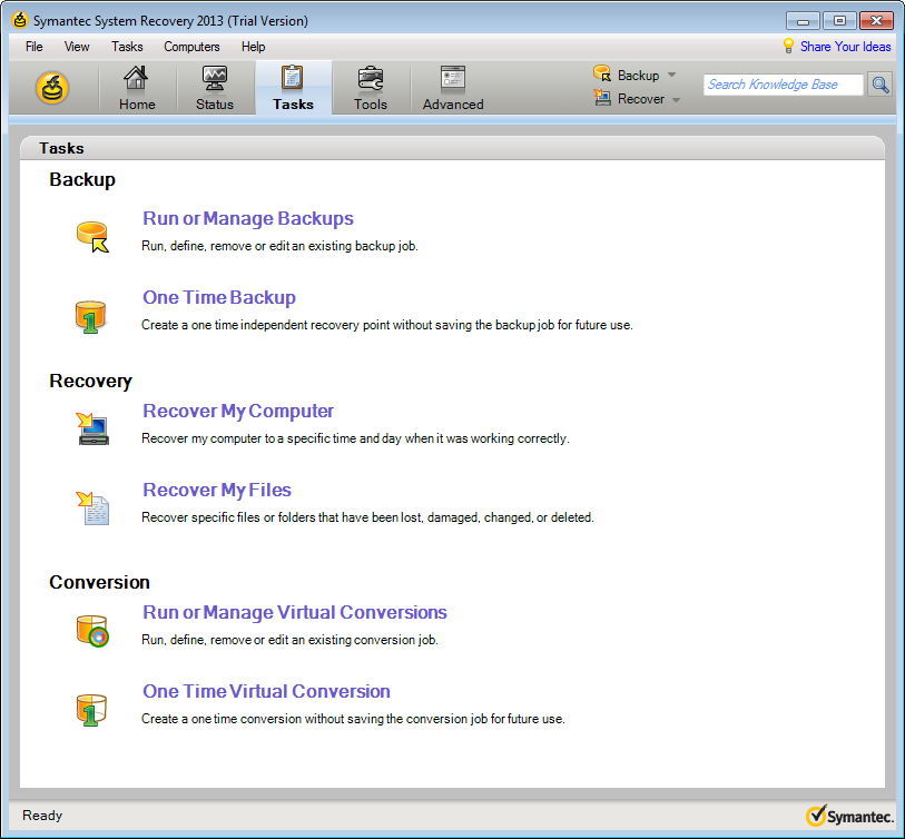 Symantec System Recovery 2013 latest version Get best Windows software