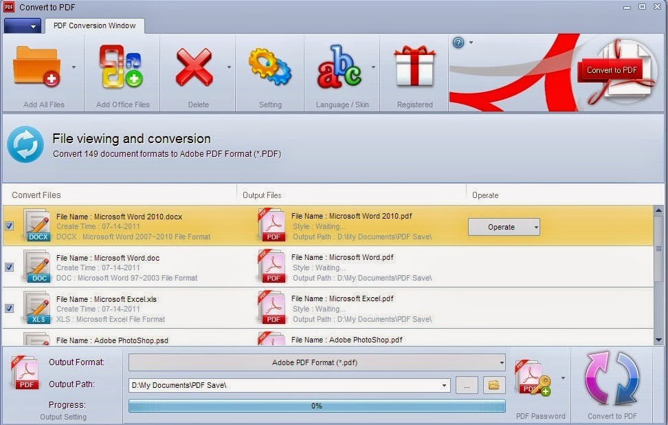 Convert to PDF latest version Get best Windows software