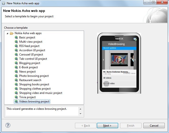 Nokia Asha Web App Tools download for free GetWinPCSoft