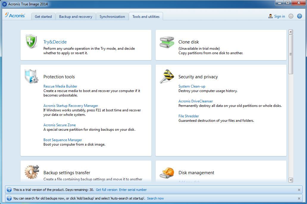 Acronis True Image Home download for free GetWinPCSoft