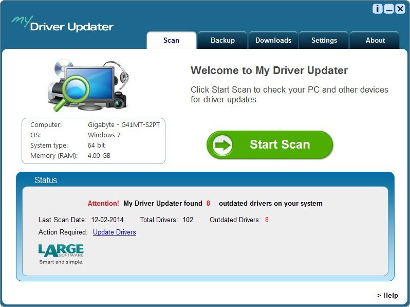 My Driver Updater download for free GetWinPCSoft