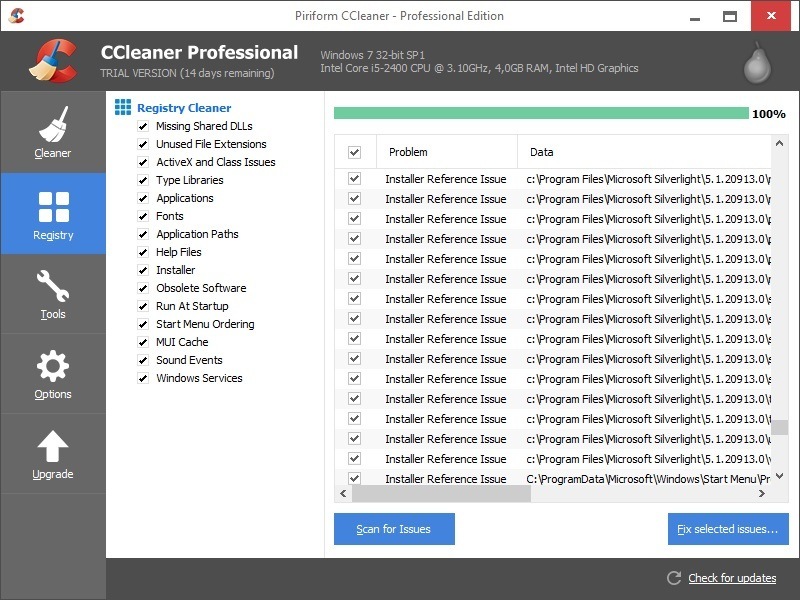 CCleaner Professional download for free GetWinPCSoft