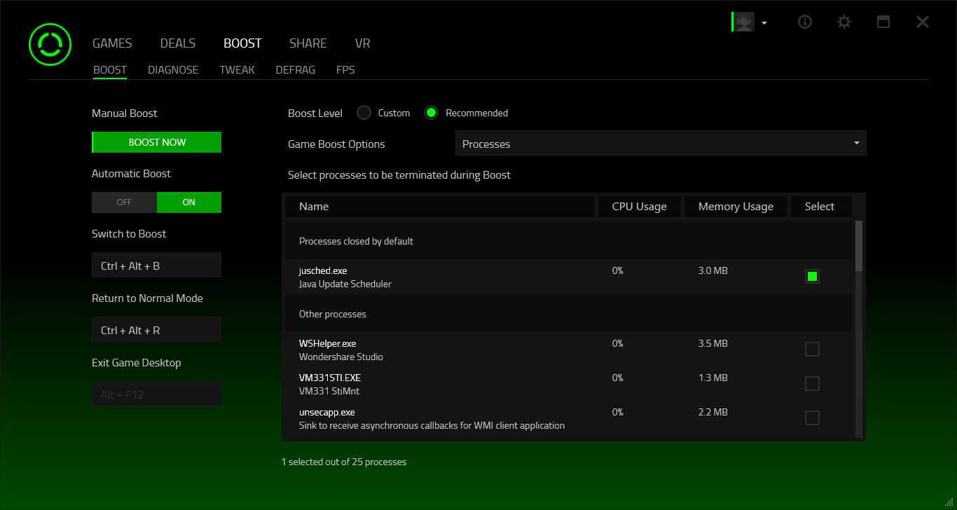 Razer Cortex download for free GetWinPCSoft