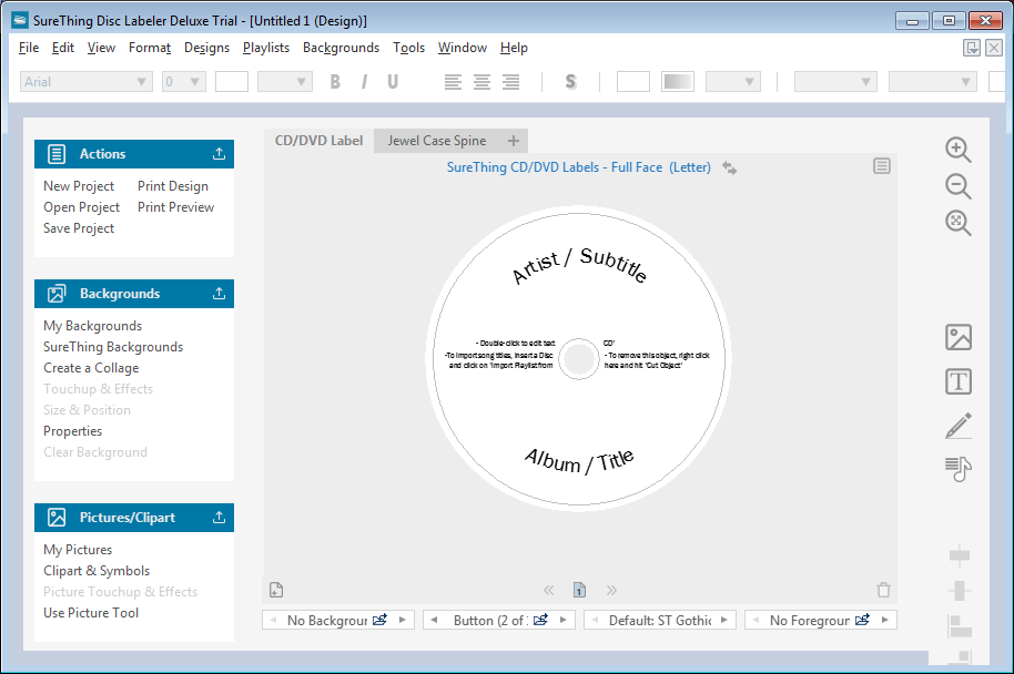 SureThing Disc Labeler Deluxe latest version Get best Windows software