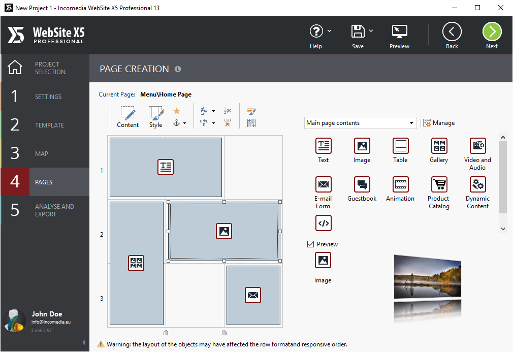 WebSite X5 Professional 13 download for free GetWinPCSoft