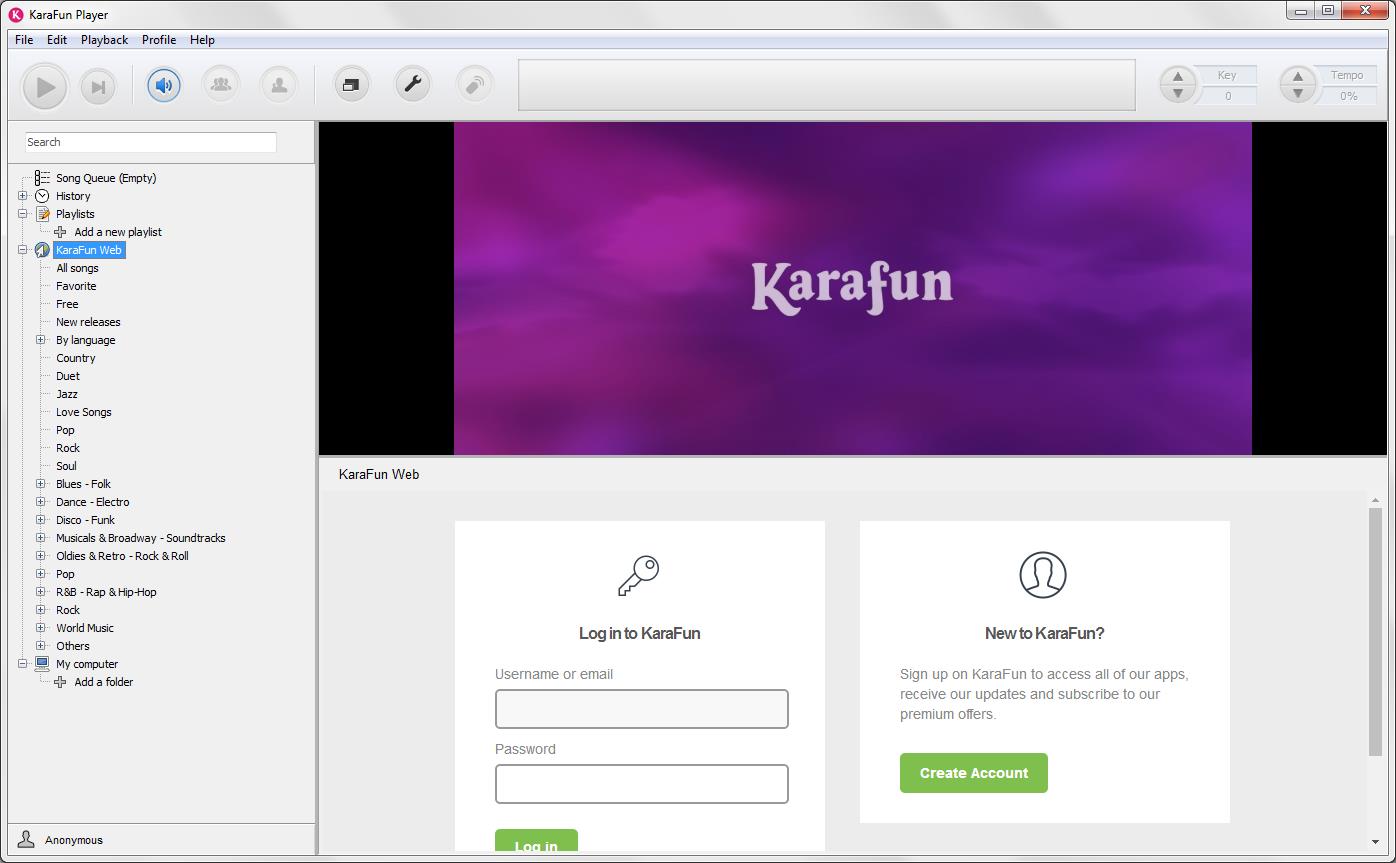 KaraFun Player download for free GetWinPCSoft