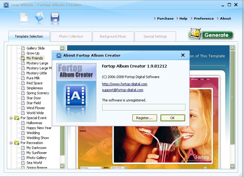 Fortop Album Creator latest version Get best Windows software