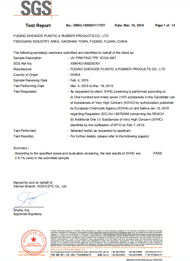 Waterproof Yoga Mat, Custom UV Print Non Stick Tpe Yoga Mat, non stick