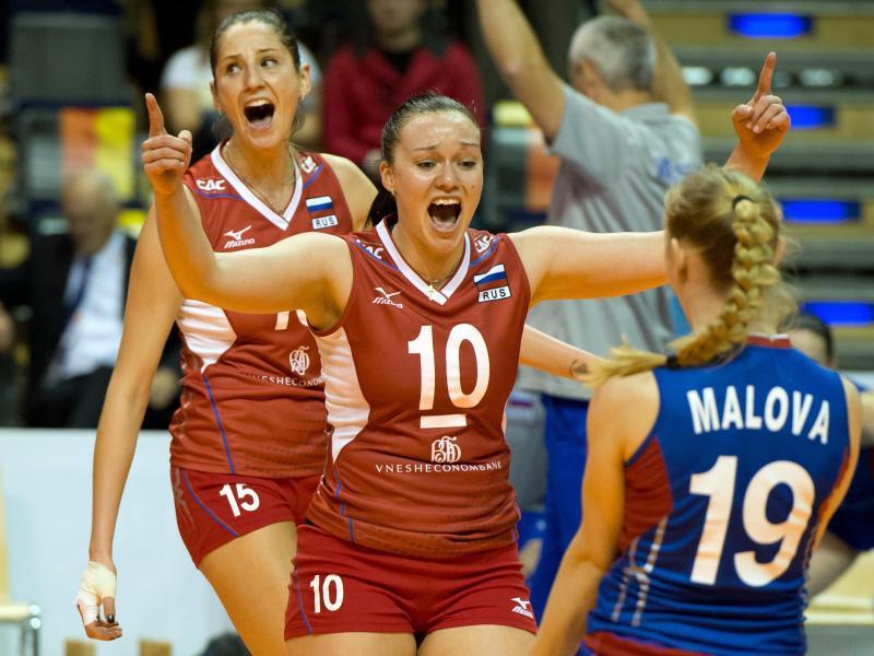 VolleyballEM Russland erster Finalist, Serbien raus