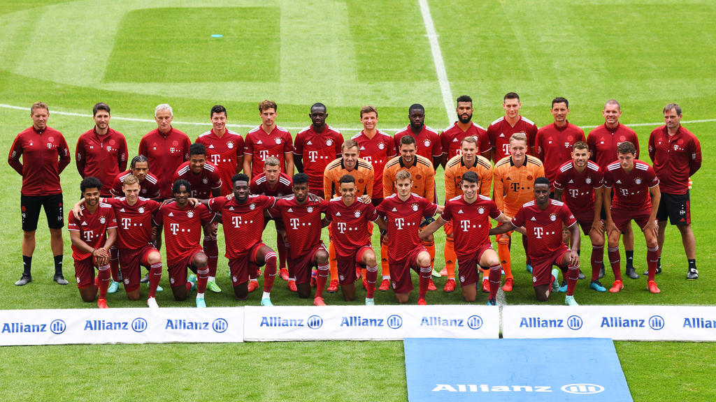 Die Mannschaftspräsentation des FC Bayern in Bildern