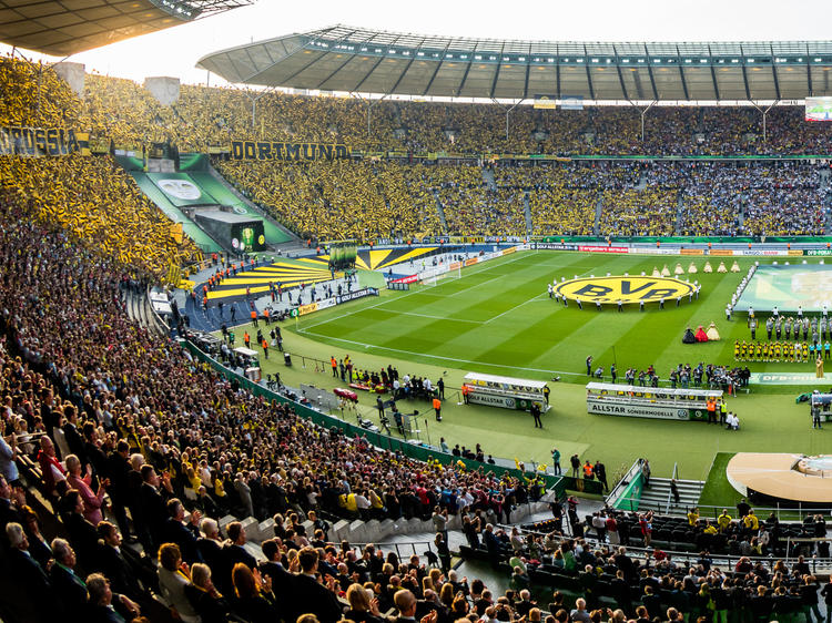 Pokalfinale BVBAnhang wieder am Marathontor