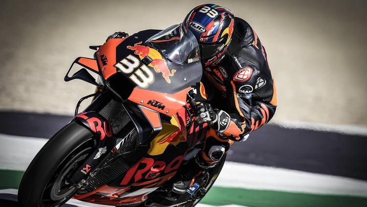 MotoGP Brad Binder trotzt den schwierigen Bedingungen
