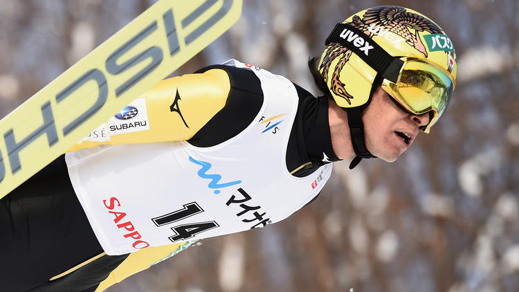 Skispringen Oldie Kasai fliegt in 31. WeltcupSaison