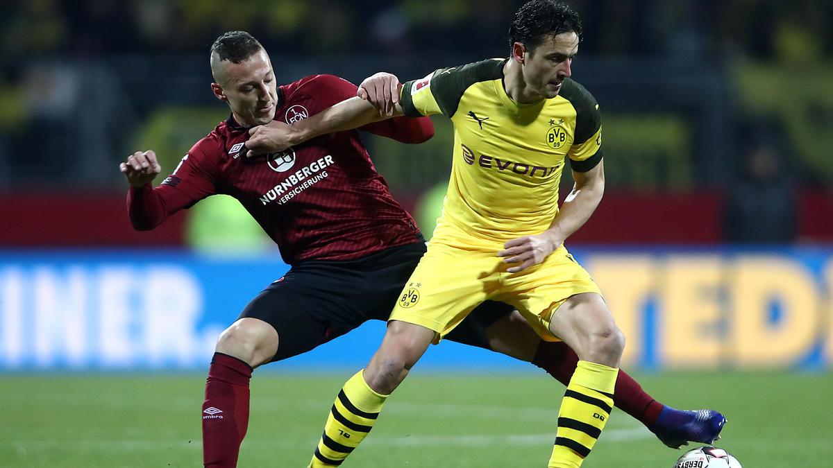 Gegen den BVB 1. FC Nürnberg erlebt Gefühlsachterbahn in der Fußball