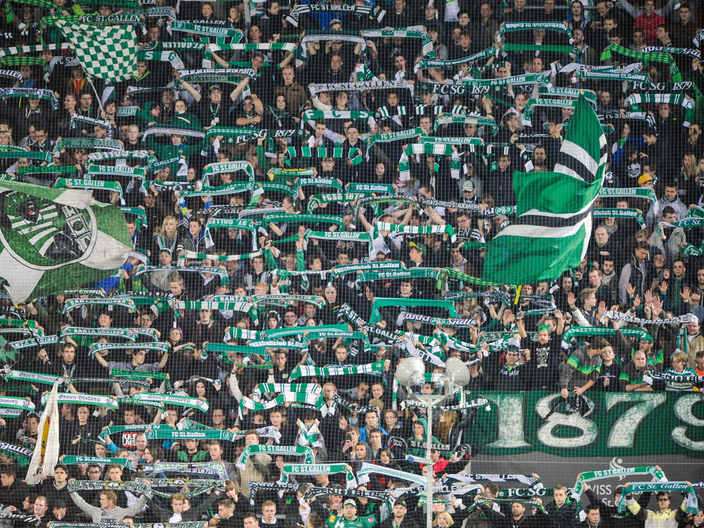 Fc St Gallen Fans . Super League News Aarau Tritt Auswarts Bei St Gallen An