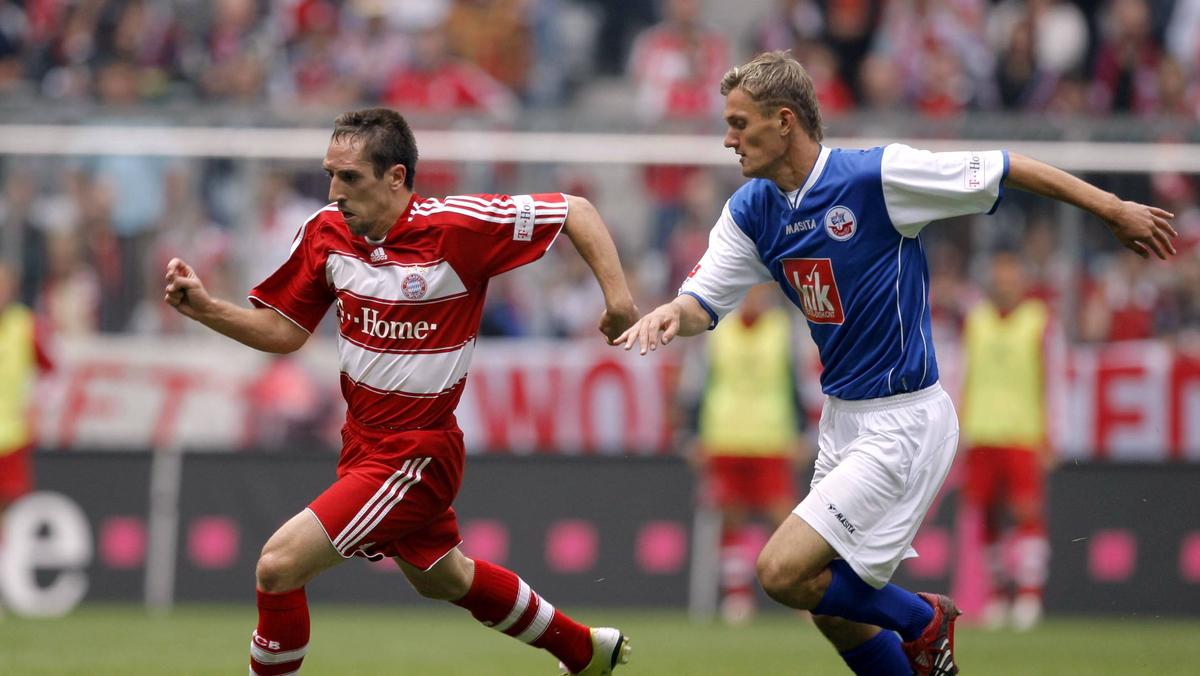 FC Bayern Frank Ribérys BundesligaDebüt am 11.08.07 Diese Stars