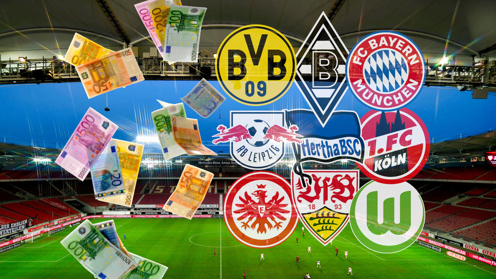 TVGelder Das kassieren FC Bayern, BVB und Co. in der Saison 2021/2022