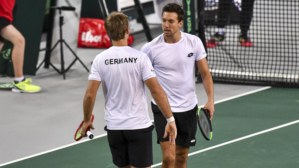 Tennis Krawietz/Mies holen Matchball für Deutschland