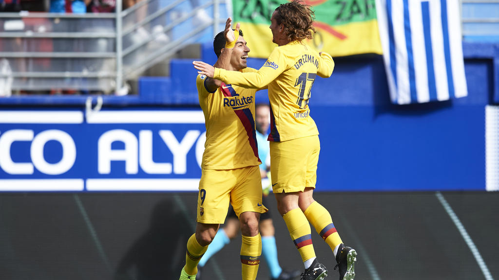 Primera División » News » Dank SuperTrio Barca zunächst Spitzenreiter