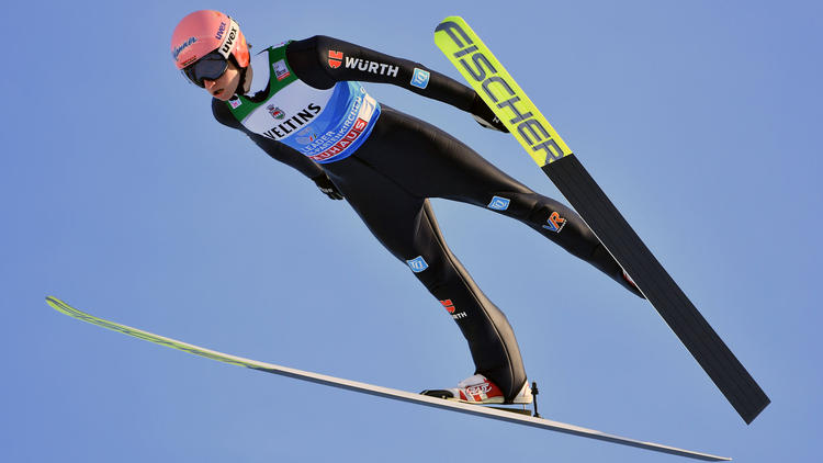 Skispringen bei der Vierschanzentournee Geiger und Eisenbichler