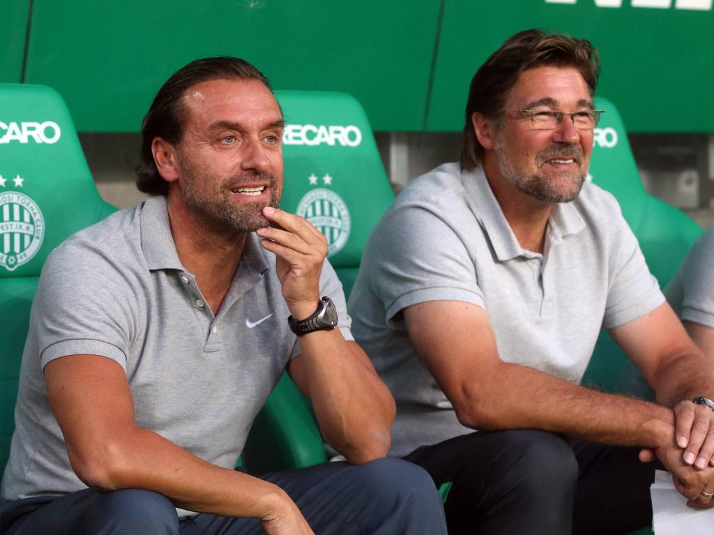 Hansa Rostock Früherer BVB und HSVCoach Thomas Doll bei Hansa im