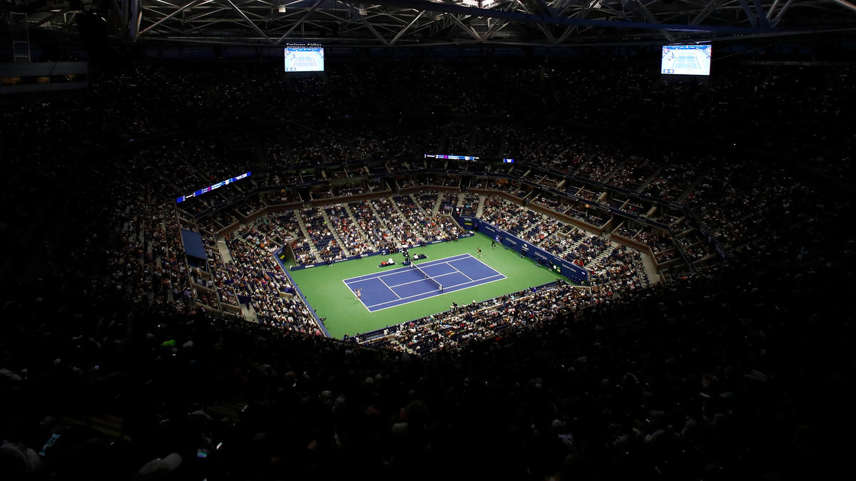 Tennis MietZoff vor dem Start der US Open
