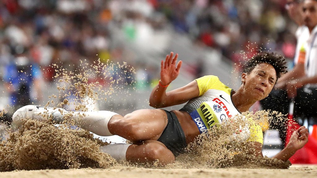 Leichtathletik Weitsprung Malaika Mihambo über Weltrekord "7,52