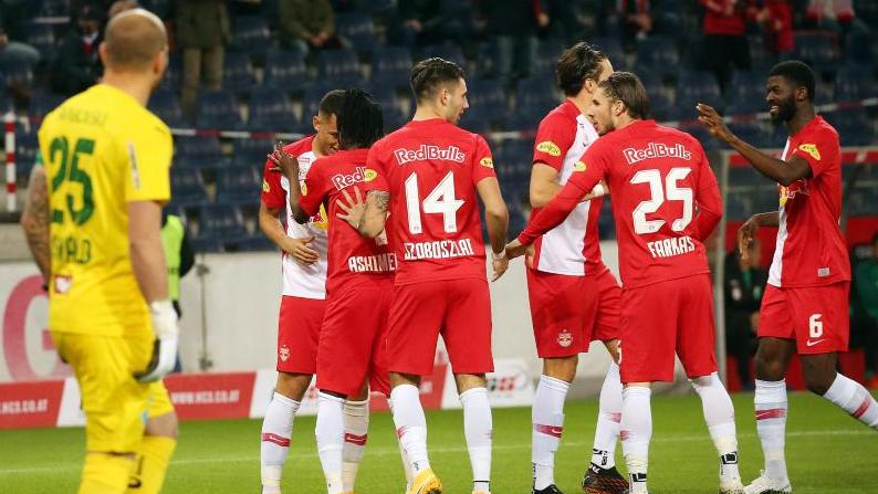 RB Salzburg stimmt sich für den FC Bayern ein