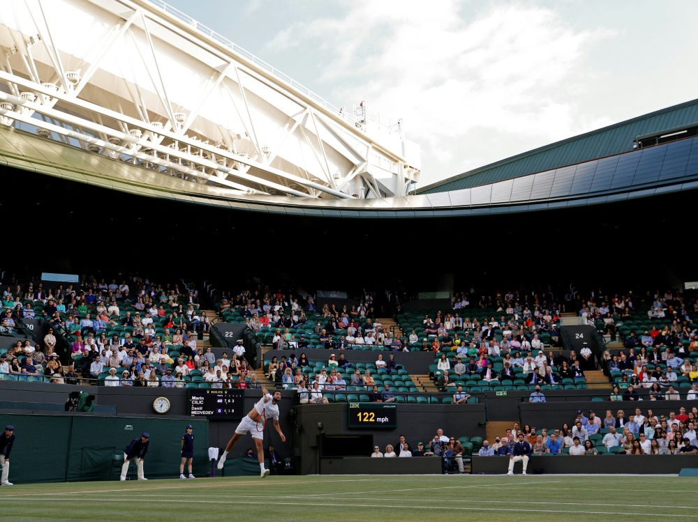 Tennis Ab Viertelfinale Volles Haus in Wimbledon