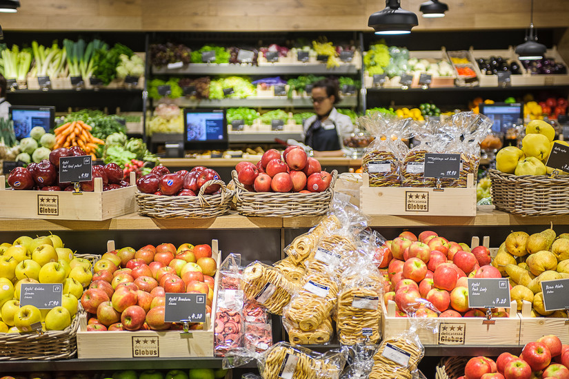 Globus Delicatessa Shopping Zurich