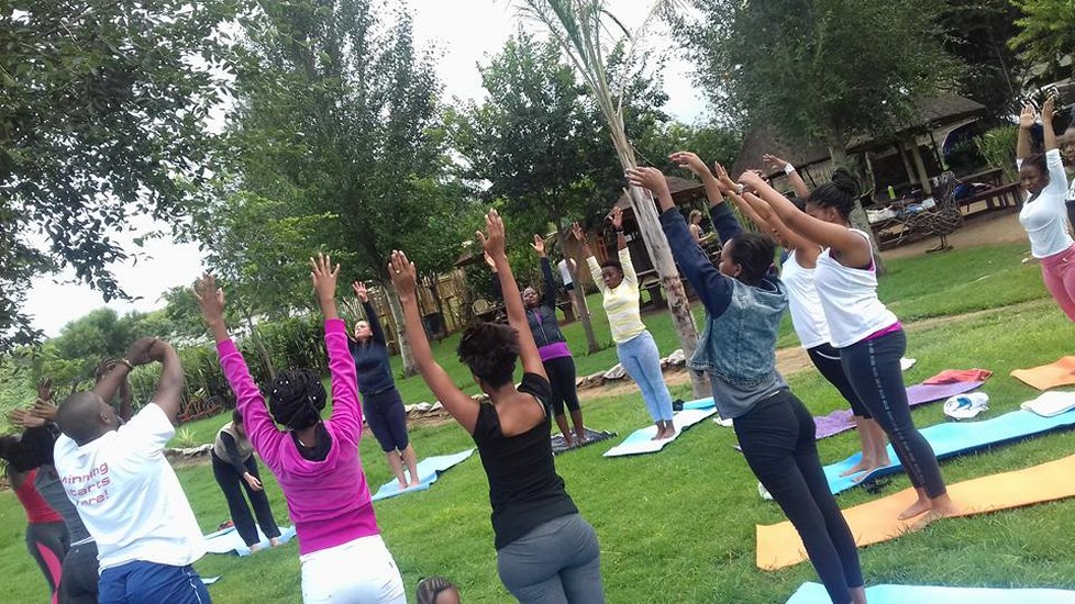 Yoga at Lebo's Johannesburg