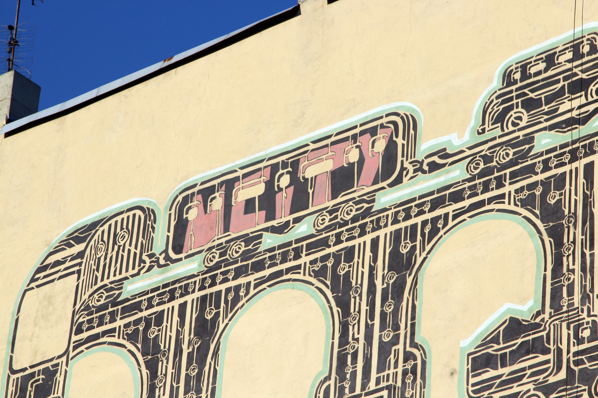 MCity Industrial Mural II Street Art Lodz