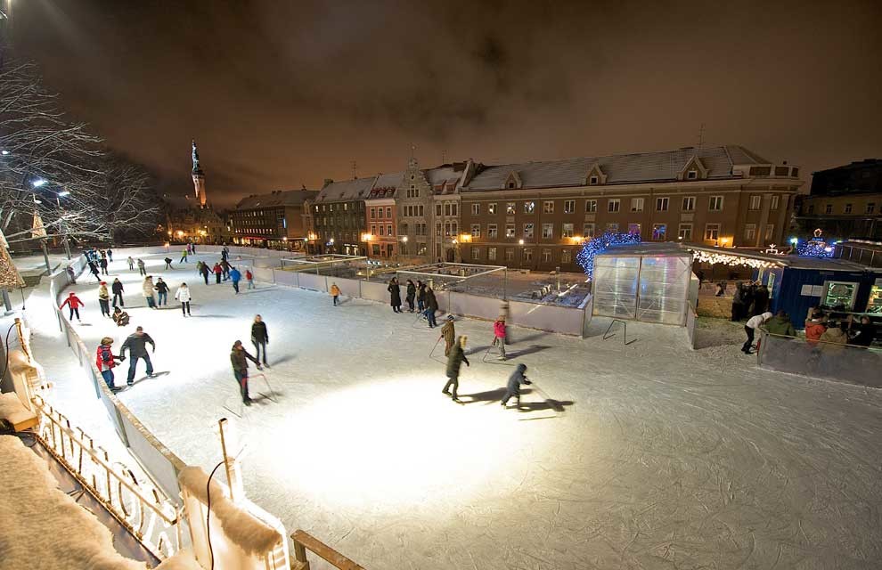 Harju Street outdoor ice rink Leisure Tallinn