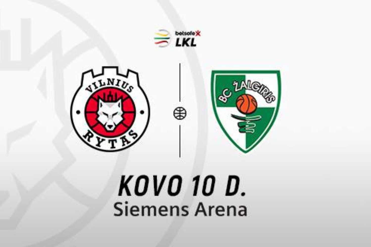 Lithuanian Basketball League Vilnius Rytas Kaunas Žalgiris Vilnius
