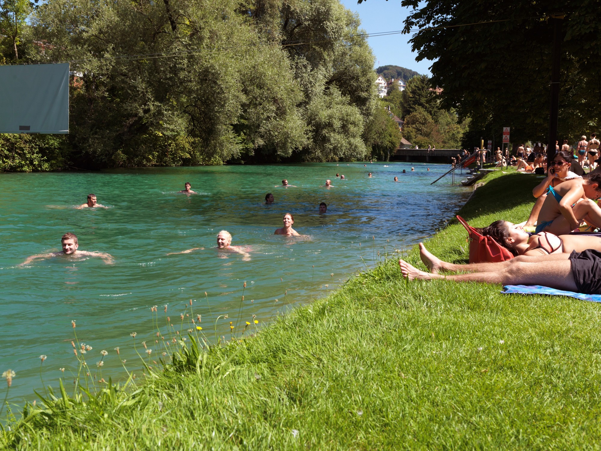 Werdinsel (river pool AuHöngg) Leisure, Activities & Sports Zurich