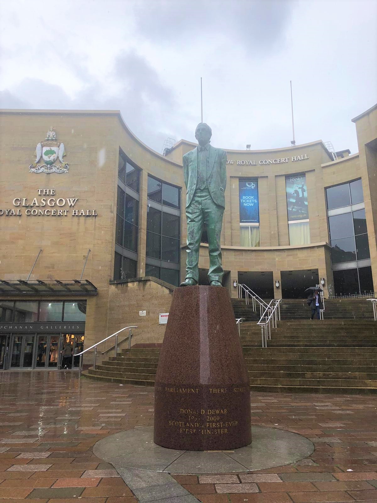 Donald Dewar Statue Sightseeing Glasgow